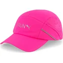rozowa-zakrzywiona-czapka-z-daszkiem-regulowana-lightweight-runner-marki-puma