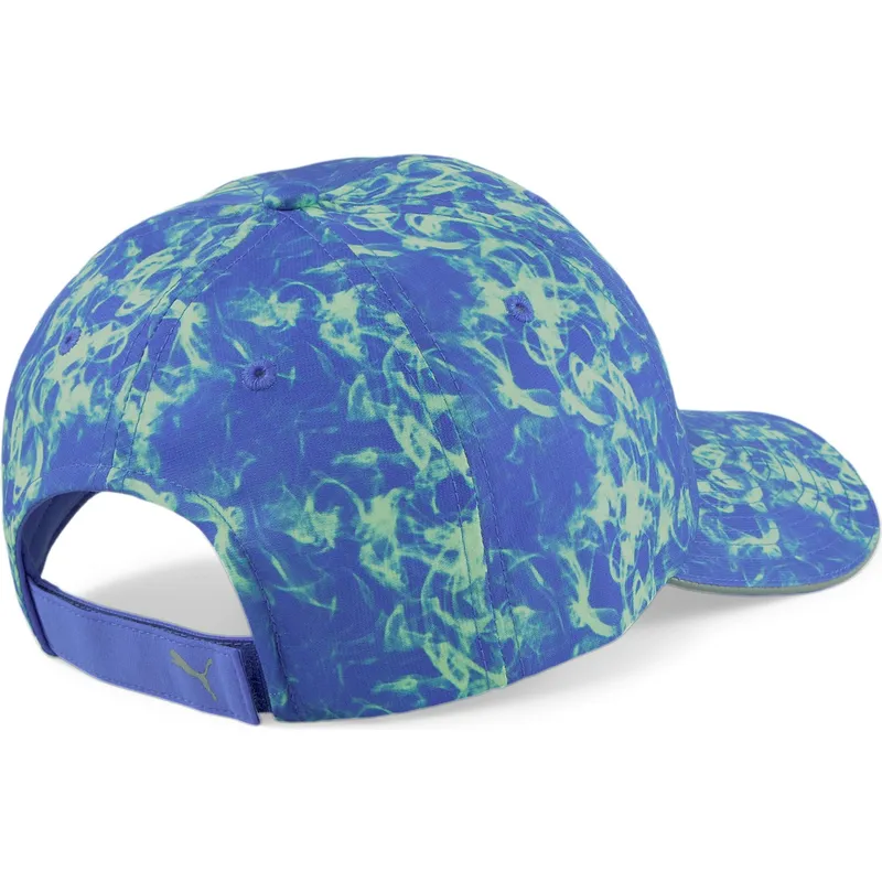 kepure-islenkta-melyna-reguliuojamas-running-cap-iii-puma kepure-islenkta-melyna-reguliuojamas-running-cap-iii-puma