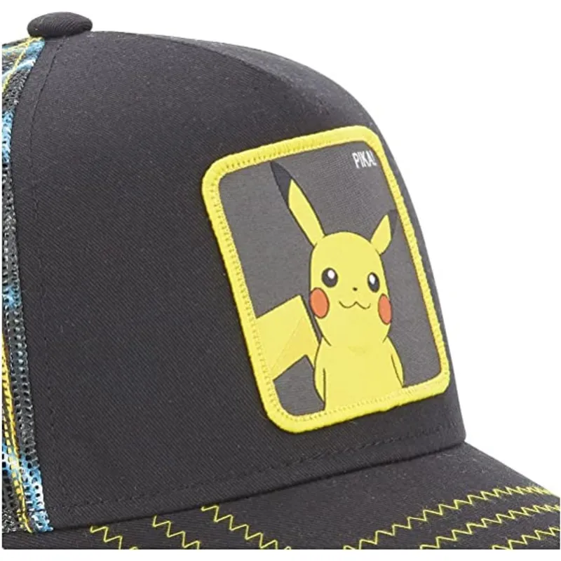 kepure-islenkta-juoda-snapback-pkm2-ele1-pikachu-pokemon-capslab