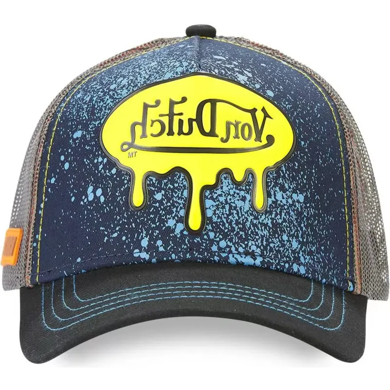 czapka-trucker-niebieska-szara-i-czarna-amel-yel-von-dutch