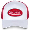 czapka-trucker-biala-i-czerwona-bmwhred2-von-dutch