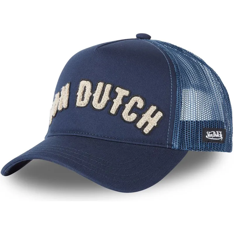 kepure-islenkta-tamsiai-melyna-snapback-buckl-nv-von-dutch