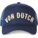 kepure-islenkta-tamsiai-melyna-snapback-buckl-nv-von-dutch