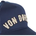 kepure-islenkta-tamsiai-melyna-snapback-buckl-nv-von-dutch