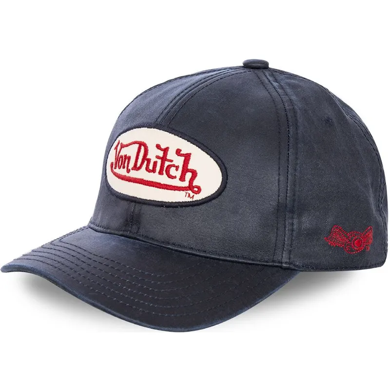 kepure-islenkta-tamsiai-melyna-snapback-cari-von-dutch