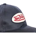 kepure-islenkta-tamsiai-melyna-snapback-cari-von-dutch