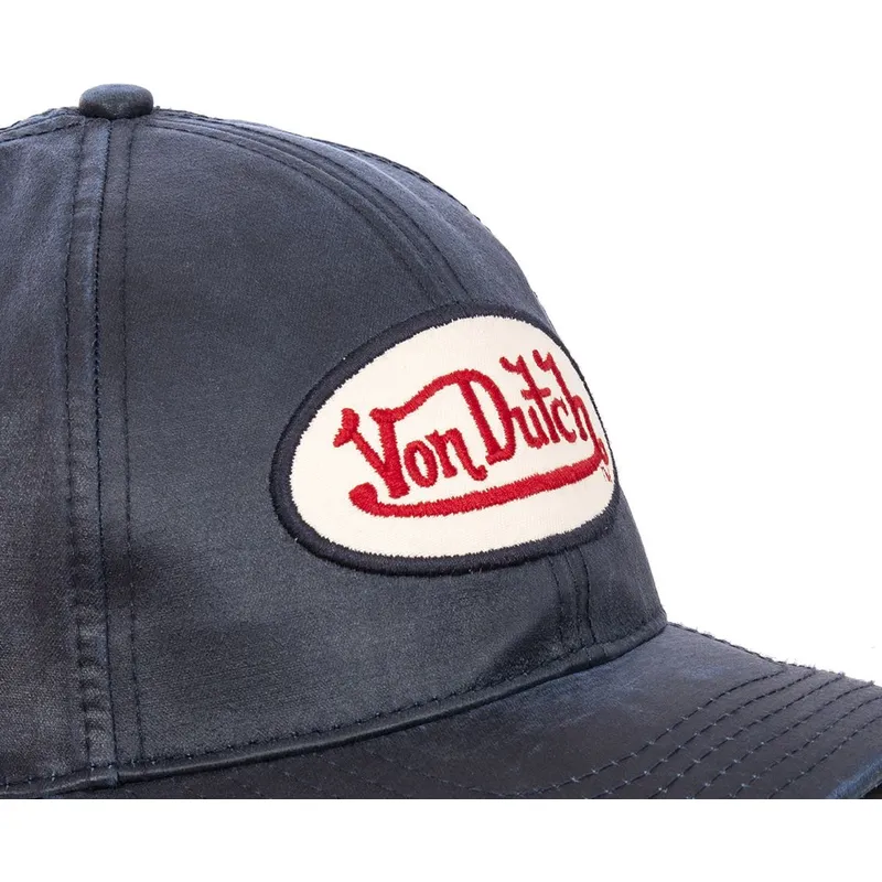 kepure-islenkta-tamsiai-melyna-snapback-cari-von-dutch