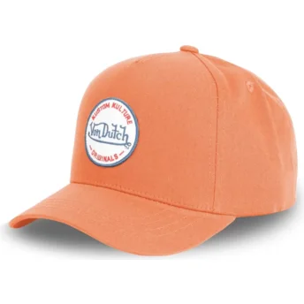 Czapka z daszkiem pomarańczowa snapback Kustom Kulture COL LORA od Von Dutch