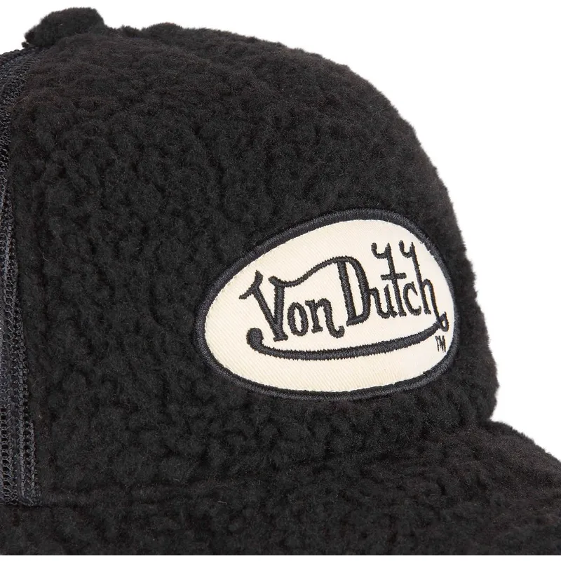 kepure-islenkta-juoda-snapback-fur1-von-dutch