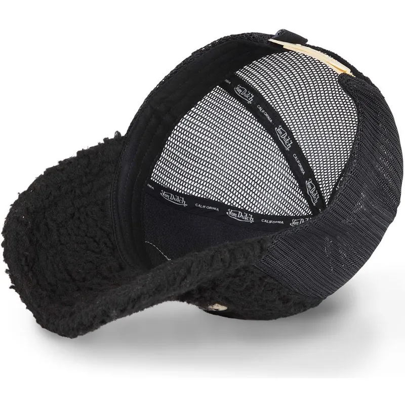 czapka-trucker-czarna-z-barankiem-fur1-von-dutch