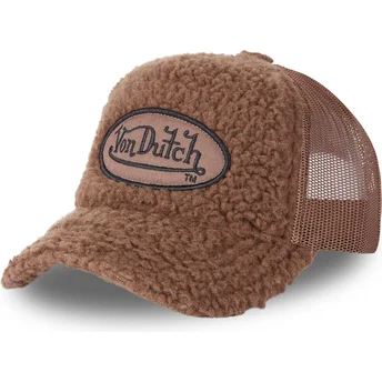 brazowa-czapka-trucker-z-futerkiem-fur2-od-von-dutch