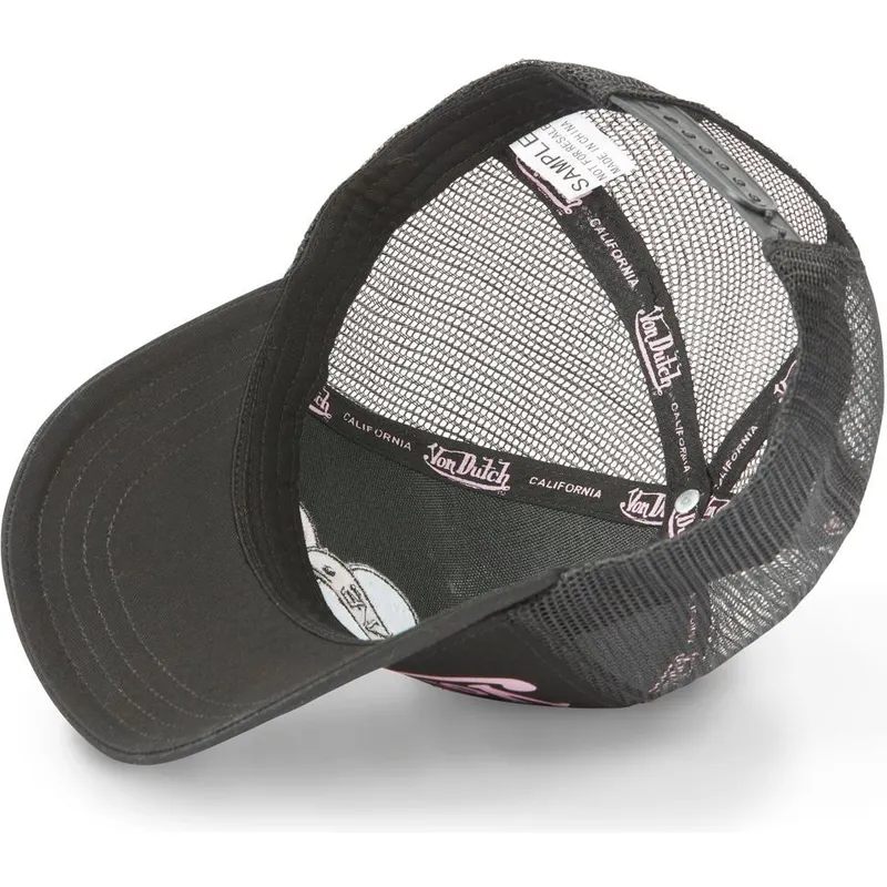 kepure-islenkta-vilkikas-juoda-snapback-love-lovu-nr-von-dutch