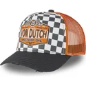 czapka-trucker-czarna-i-pomaranczowa-motor-oil-oil-von-dutch