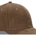 czapka-z-daszkiem-ciemnobrazowa-snapback-suedine3-von-dutch
