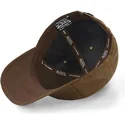 czapka-z-daszkiem-ciemnobrazowa-snapback-suedine3-von-dutch