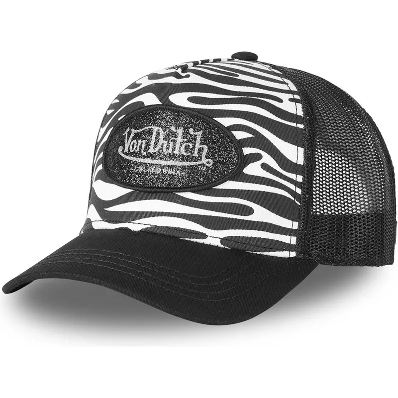 kepure-islenkta-juoda-snapback-zebr-wnr-von-dutch