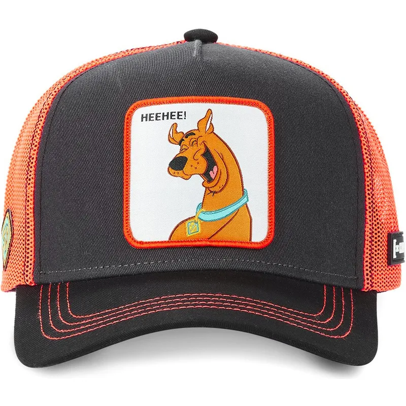 czapka-trucker-czarna-i-pomaranczowa-scooby-doo-heehee-hee-od-capslab