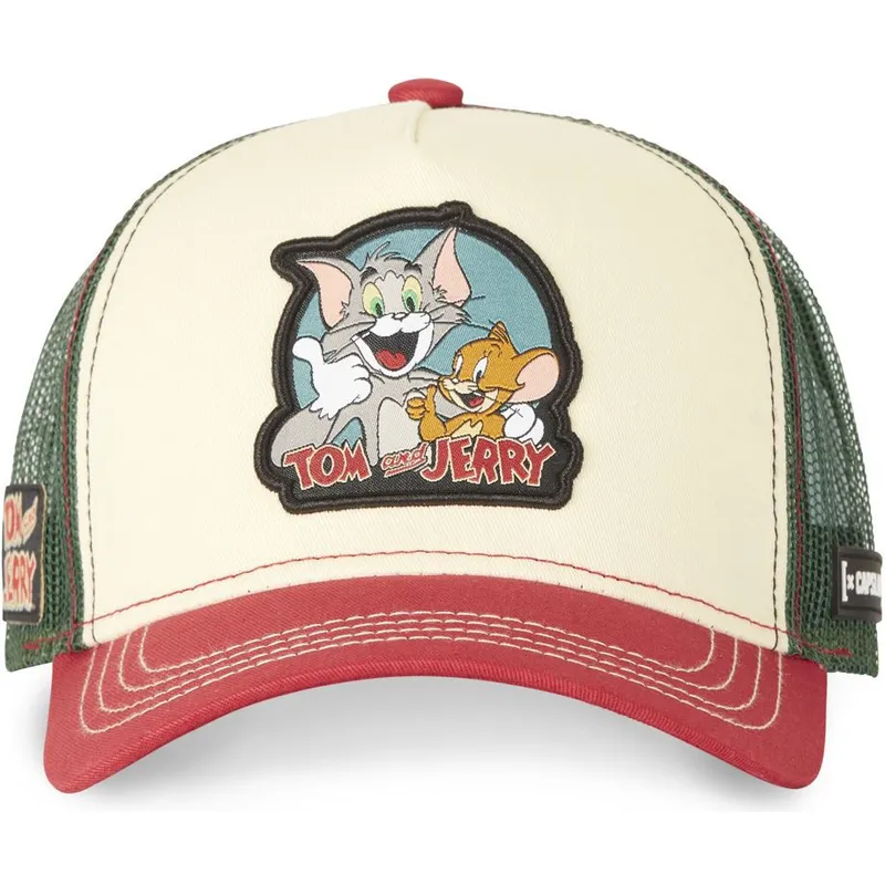 cap-islenkta-beige-snapback-tom-and-jerry-looney-tunes-capslab