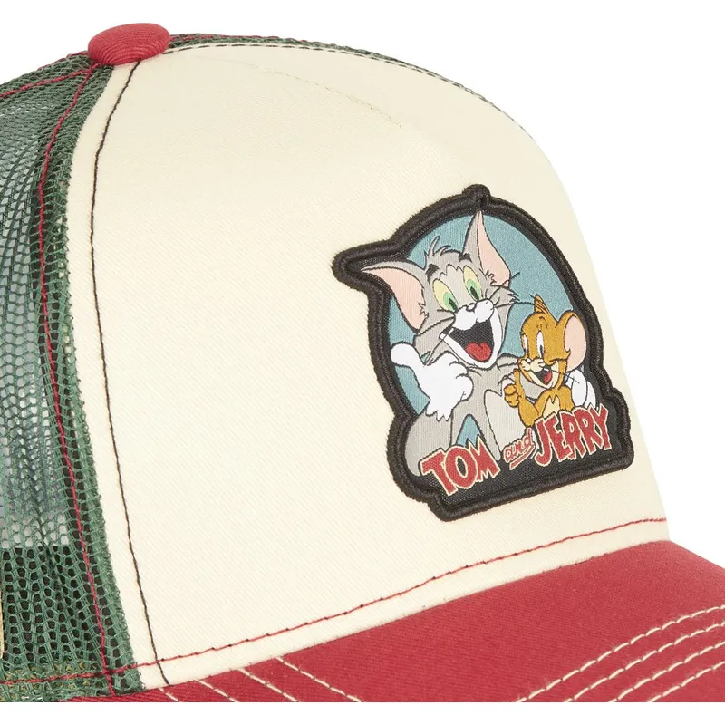cap-islenkta-beige-snapback-tom-and-jerry-looney-tunes-capslab