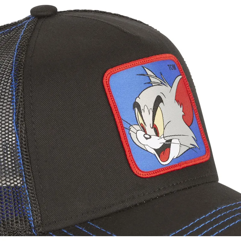 kepure-islenkta-juoda-snapback-to7-tom-looney-tunes-capslab