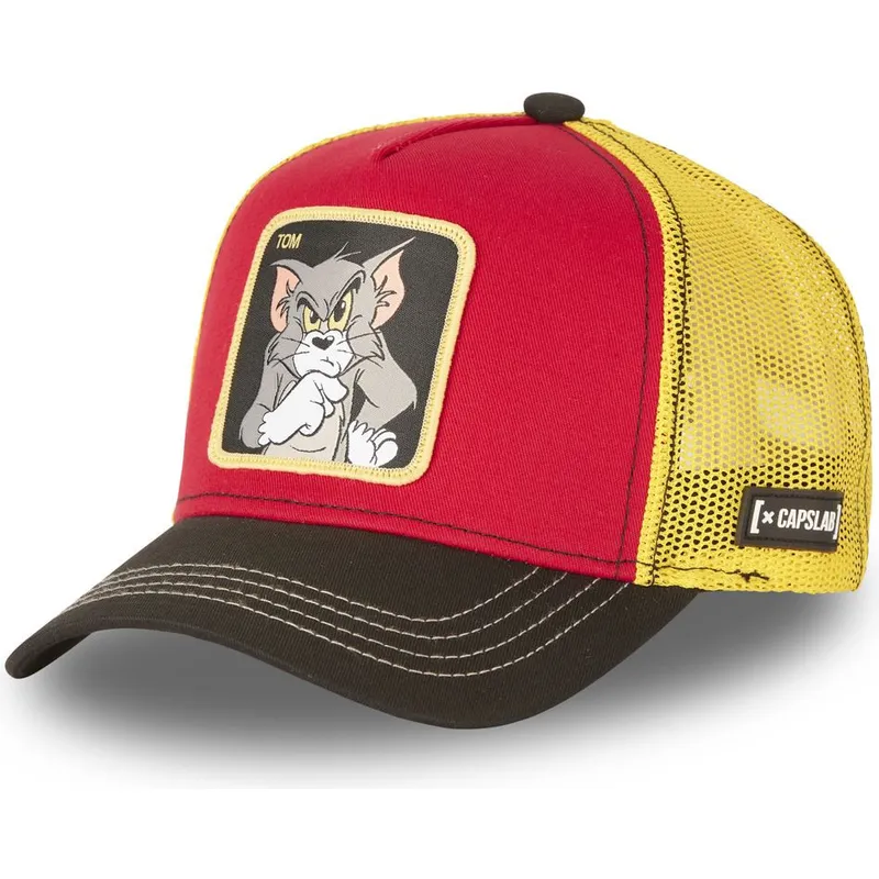 kepure-islenkta-raudona-snapback-to4-tom-looney-tunes-capslab kepure-islenkta-raudona-snapback-to4-tom-looney-tunes-capslab