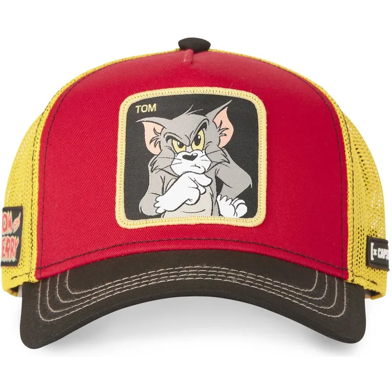 kepure-islenkta-raudona-snapback-to4-tom-looney-tunes-capslab kepure-islenkta-raudona-snapback-to4-tom-looney-tunes-capslab
