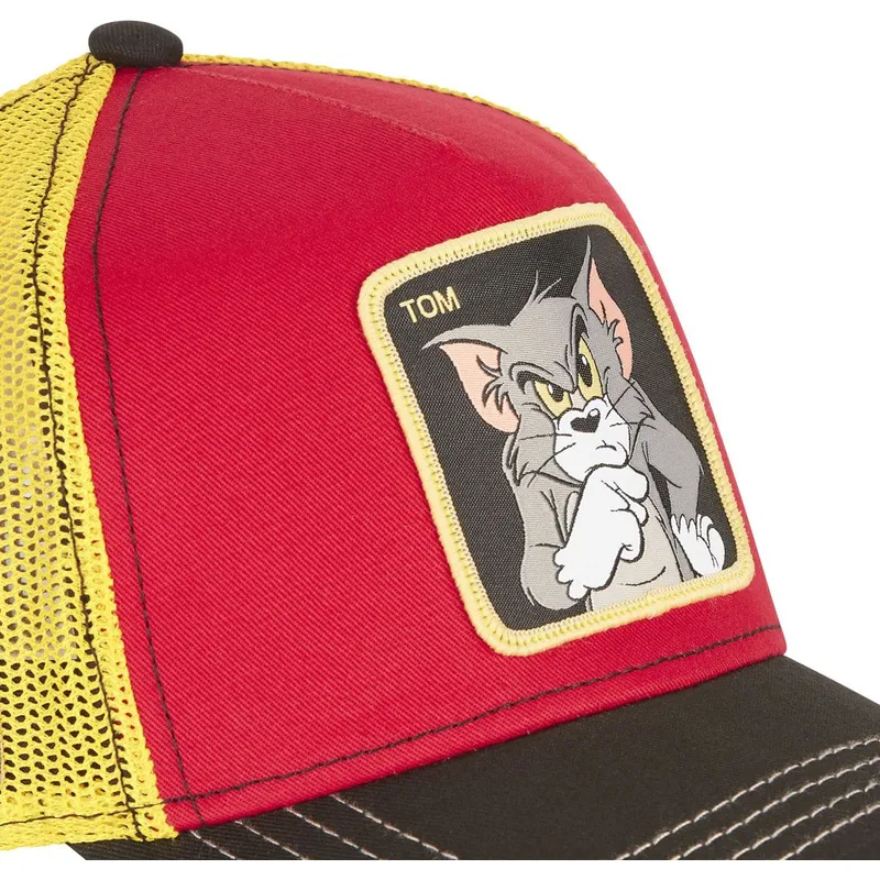 kepure-islenkta-raudona-snapback-to4-tom-looney-tunes-capslab kepure-islenkta-raudona-snapback-to4-tom-looney-tunes-capslab