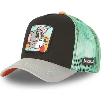 kepure-islenkta-juoda-snapback-to6-tom-looney-tunes-capslab