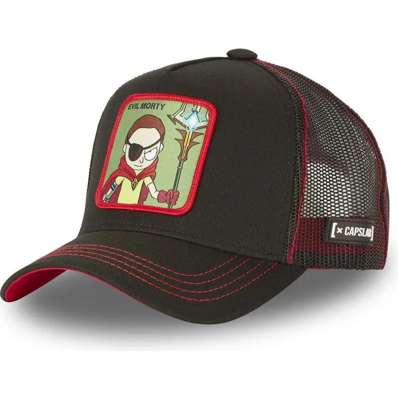 cap-islenkta-black-snapback-morty-smith-rick-and-morty-capslab