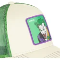 czapka-trucker-bezowo-zielona-joker-dc5-jok2-dc-comics-od-capslab