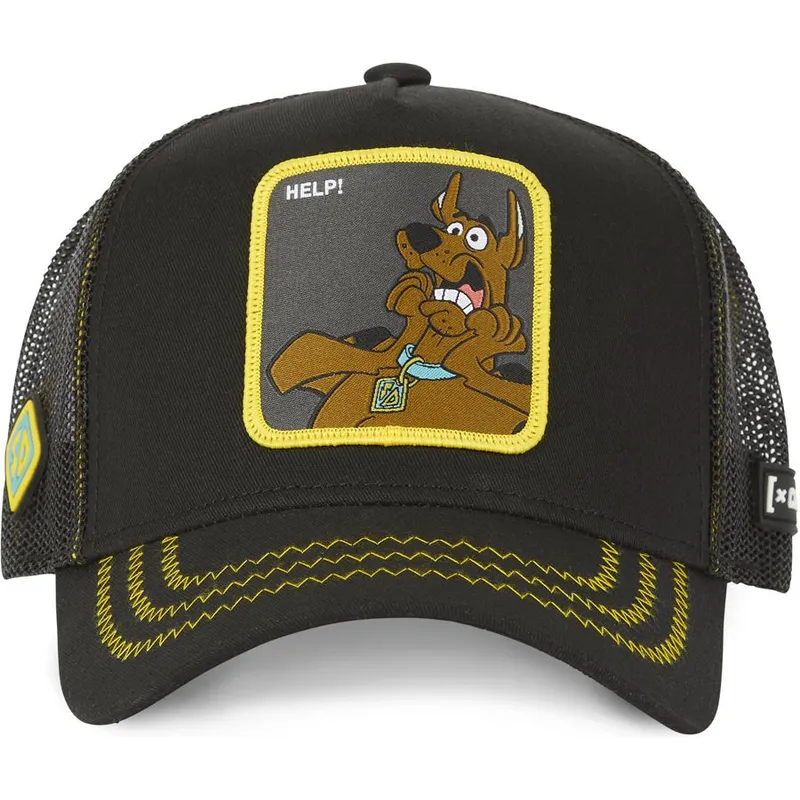 czapka-trucker-czarna-scooby-doo-help-rel2-scooby-doo-od-capslab