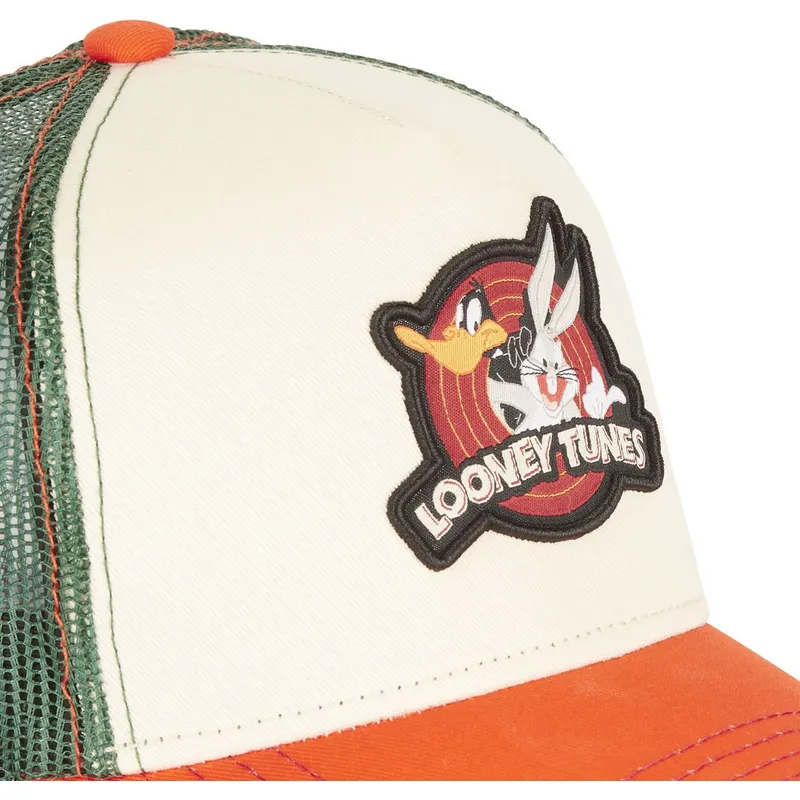 cap-islenkta-beige-snapback-bugs-bunny-and-daffy-duck-looney-tunes-capslab