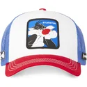 kepure-islenkta-balta-snapback-sy2-silvestras-looney-tunes-capslab
