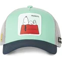 czapka-trucker-zielona-szara-i-granatowa-snoopy-pe2-peanuts-od-capslab