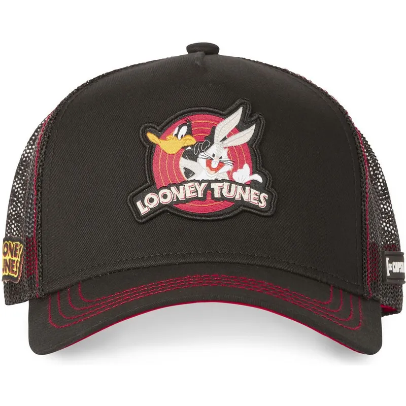 cap-islenkta-black-snapback-bugs-bunny-and-daffy-duck-looney-tunes-capslab
