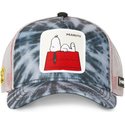 capslab-snoopy-tie-peanuts-navy-blue-and-grey-trucker-hat