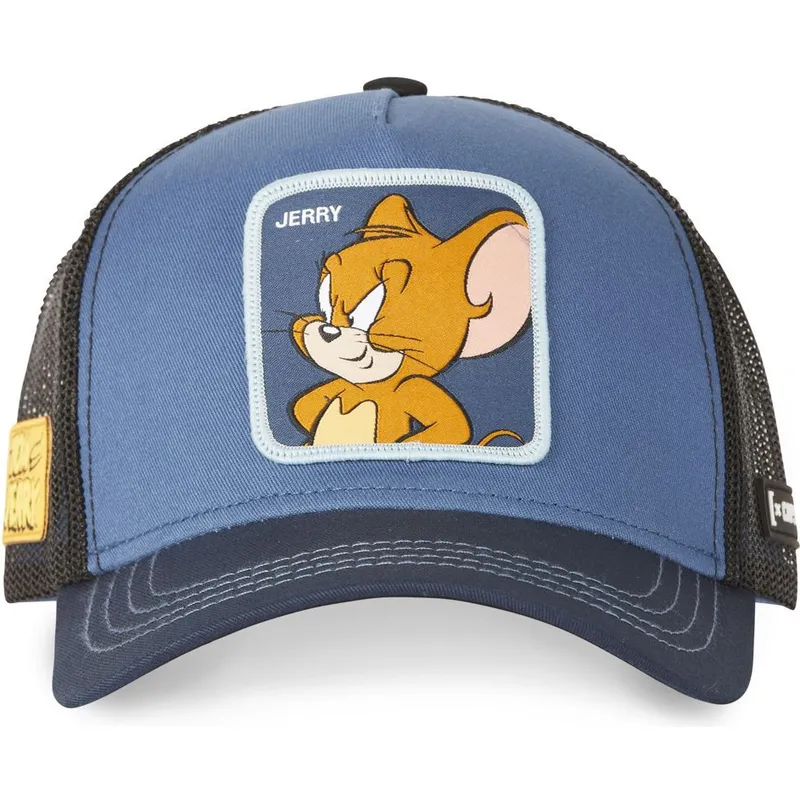 kepure-islenkta-tamsiai-melyna-snapback-je4-jerry-looney-tunes-capslab