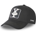 capslab-curved-brim-bugs-bunny-bu5-looney-tunes-black-snapback-cap