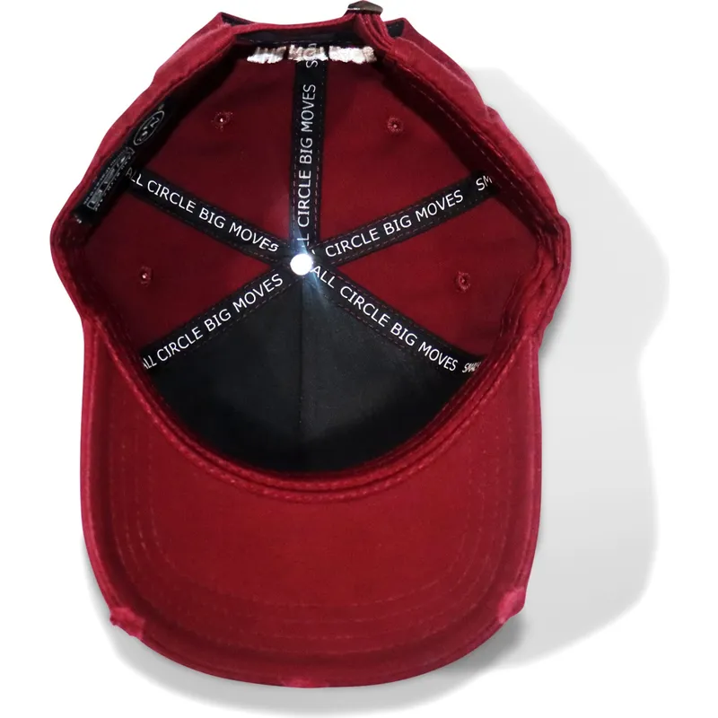 cap-islenkta-red-adjustable-strap-the-no1-face