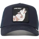 kepure-islenkta-vilkikas-tamsiai-melyna-snapback-lobo-wolf-the-farm-de-goorin-bros
