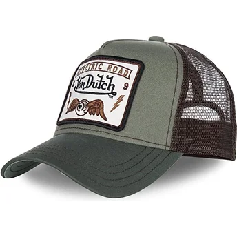 Cap išlenkta green snapback Von Dutch