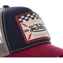 kepure-islenkta-vilkikas-tamsiai-melyna-snapback-square16-von-dutch