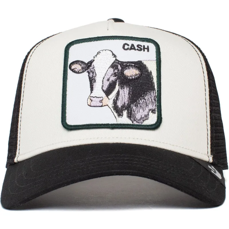 kepure-islenkta-balta-snapback-cash-cow-the-farm-goorin-bros kepure-islenkta-balta-snapback-cash-cow-the-farm-goorin-bros
