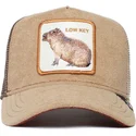 kepure-islenkta-ruda-snapback-low-key-best-mate-the-farm-goorin-bros
