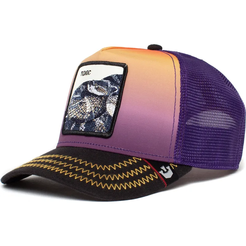 kepure-islenkta-vilkikas-violetine-snapback-serpiente-toxic-the-farm-the-farm-de-goorin-bros