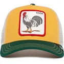 czapka-trucker-zolta-biala-i-zielona-kogut-the-cock-the-farm-od-goorin-bros