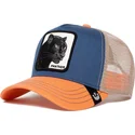 czapka-trucker-niebiesko-pomaranczowa-pantera-the-panther-the-farm-od-goorin-bros