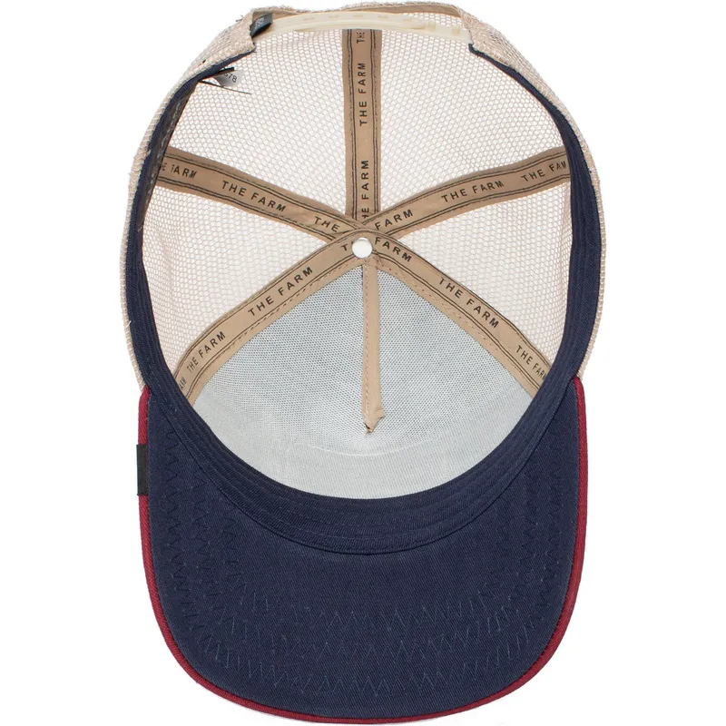kepure-islenkta-vilkikas-tamsiai-melyna-snapback-aguila-the-freedom-eagle-the-farm-the-farm-de-goorin-bros