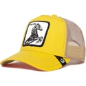 kepure-islenkta-geltona-snapback-the-stallion-the-farm-goorin-bros