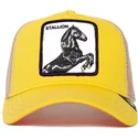 kepure-islenkta-geltona-snapback-the-stallion-the-farm-goorin-bros